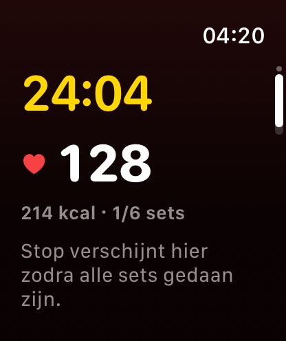 Hartslag en calorieën op de Watch